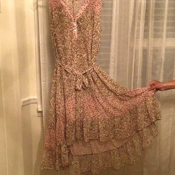 BOHO STYLE LAYERED COLORS MIDI DRESS 1 left - Picture 4 of 13